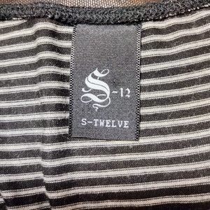 S-12 Designer Mid Sleeve Top/Skirt. Medium